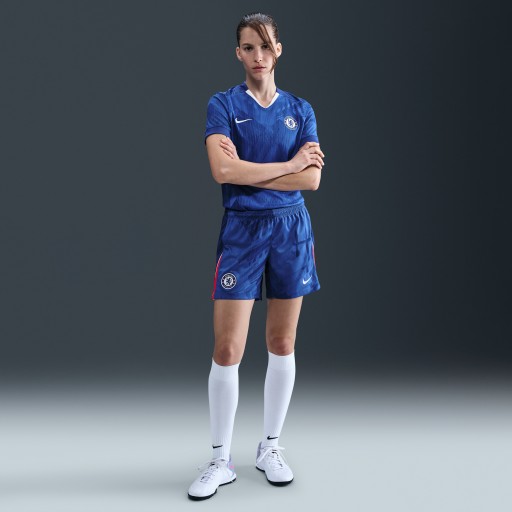 Chelsea FC 2025/26 Stadium Thuis Nike Dri-FIT replicavoetbalshorts voor dames - Blauw
