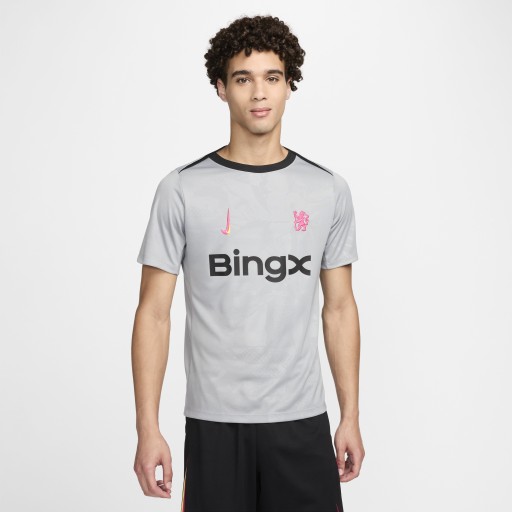Chelsea FC Academy Pro Derde Nike Dri-FIT warming-uptop voor heren - Grijs