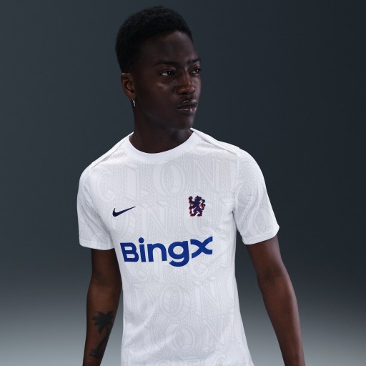 Chelsea FC Academy Pro Nike Dri-FIT warming-uptop voor heren - Wit