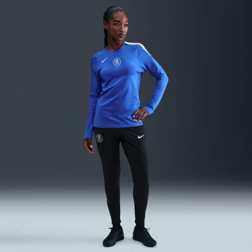 Chelsea FC Strike Derde Nike Total 90 knit voetbalbroek met Dri-FIT voor dames - Zwart