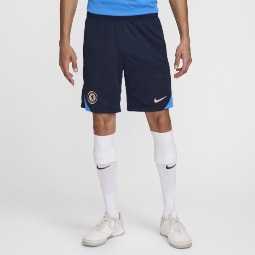 Chelsea FC Strike Nike Dri-FIT knit voetbalshorts voor heren - Blauw