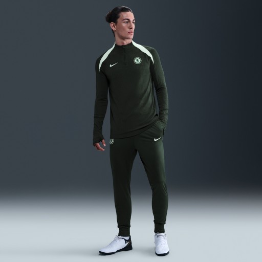 Chelsea FC Strike Nike Dri-FIT knit voetbaltrainingsbroek voor heren - Groen