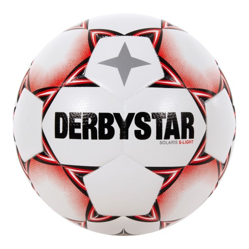 Derbystar Solaris S-Light Voetbal Kids Wit Rood