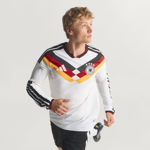 Adidas Duitsland 26 Authentiek Thuisshirt met Lange Mouwen