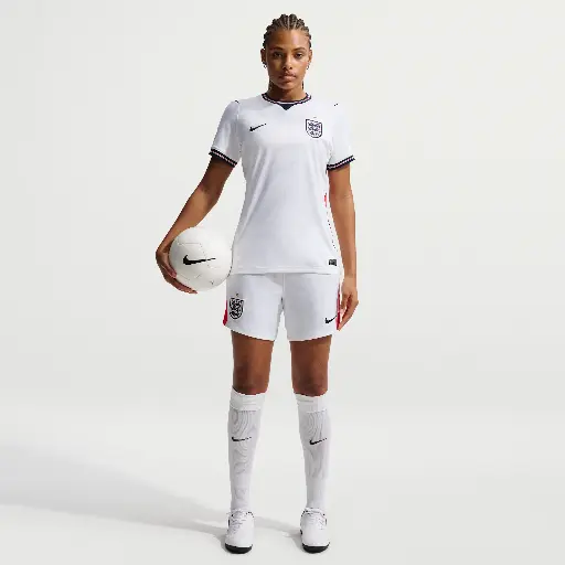 Engeland 2026 Stadium Thuis Nike Dri-FIT replica voetbalshorts voor dames - Wit
