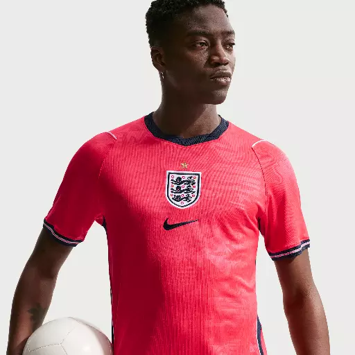 Engeland 2026 Stadium Uit Nike Dri-FIT replica voetbalshirt voor heren - Rood