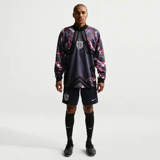 Engeland Strike Nike Dri-FIT knit voetbalshorts voor heren - Blauw