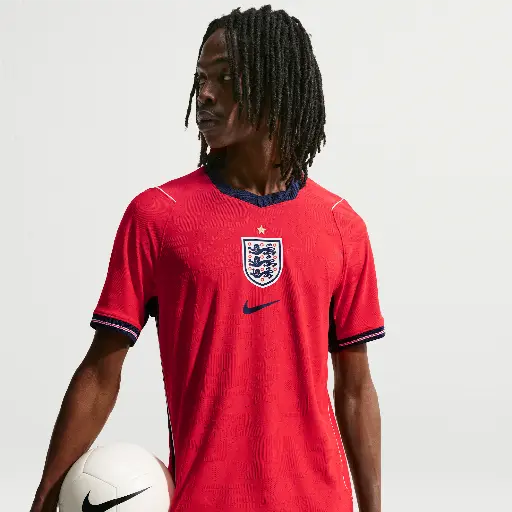 England 2026 Match Away Nike Aero-FIT authentiek voetbalshirt voor heren - Rood