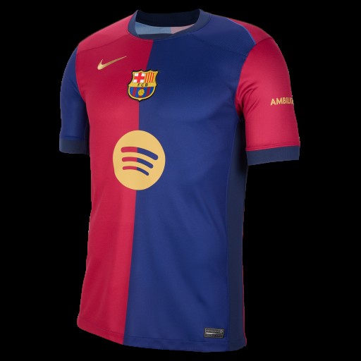 FC Barcelona 2024/25 Stadium Thuis Nike Dri-FIT replicavoetbalshirt voor heren - Blauw