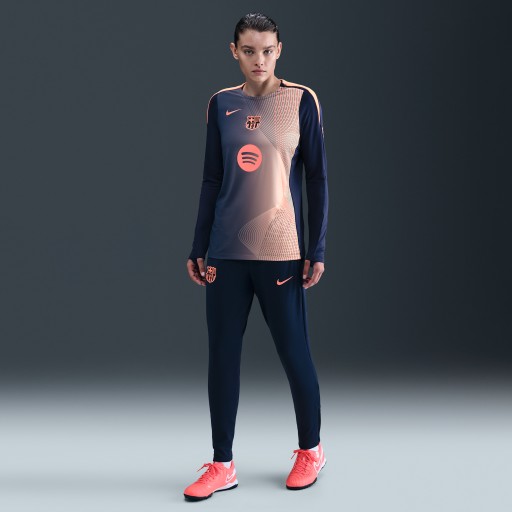 FC Barcelona Strike Derde Nike Total 90 knit voetbalbroek met Dri-FIT voor dames - Blauw