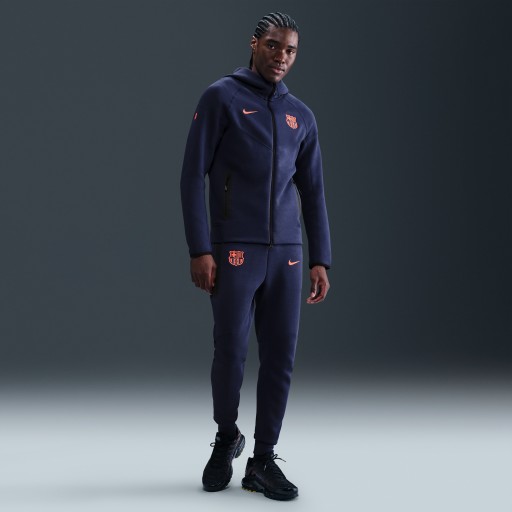 FC Barcelona Tech Nike Total 90 voetbaljoggingbroek van fleece voor heren - Blauw