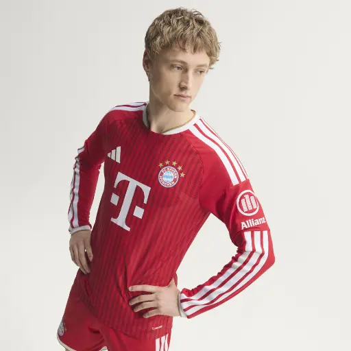 Adidas FC Bayern München 26/27 Authentiek Thuisshirt met Lange Mouwen
