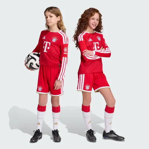 Adidas FC Bayern München 26/27 Thuisshirt met Lange Mouwen Kids