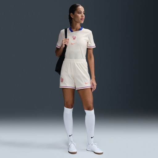 FFF 2025/26 Stadium Uit Nike Dri-FIT replicavoetbalshorts voor dames - Bruin