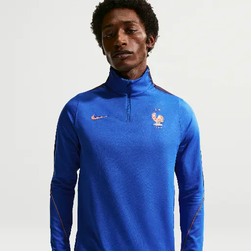FFF Strike Nike Dri-FIT voetbaltrainingstop voor heren - Blauw