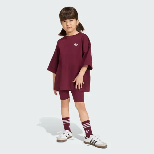 Adidas FIETSSHORT EN T-SHIRT SET