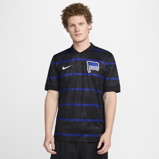 Hertha BSC 2024/25 Stadium Uit Nike Dri-FIT replica voetbalshirt voor heren - Zwart