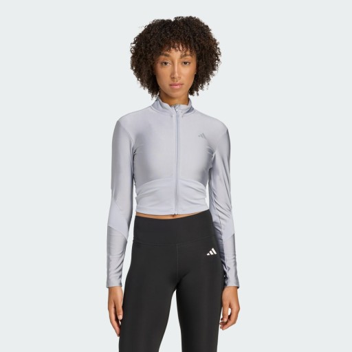 Adidas Hyperglam Shine Full-Zip Cover-Up