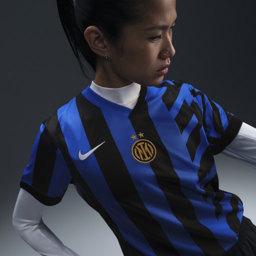 Inter Milan 2024/25 Stadium Thuis Nike Dri-FIT replicavoetbalshirt voor dames - Blauw