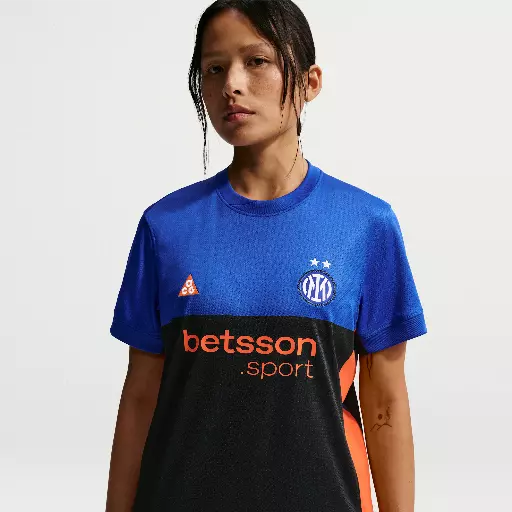 Inter Milan 2026 Stadium SE Nike ACG Dri-FIT replica voetbalshirt voor dames - Blauw