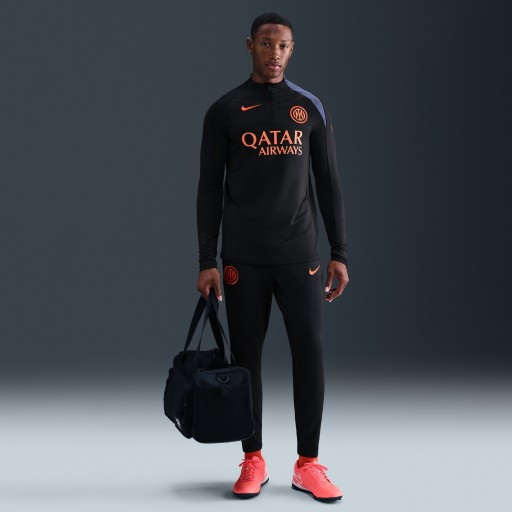 Inter Milan Strike Derde Nike Total 90 knit voetbalbroek met Dri-FIT voor heren - Zwart