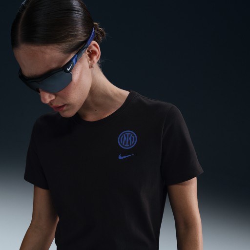 Inter Milan Supporter Nike voetbalshirt voor dames - Zwart
