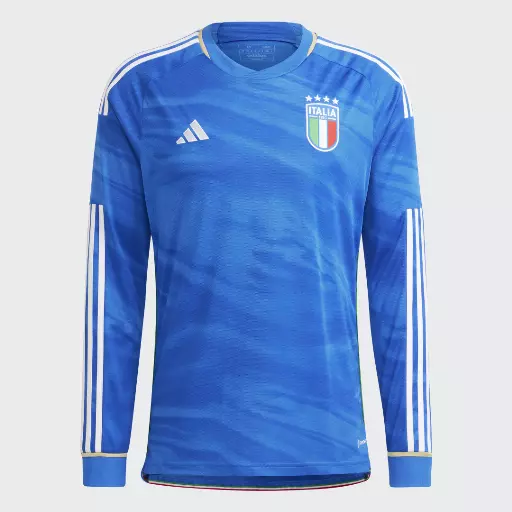 Adidas Italië 23 Thuisshirt met Lange Mouwen
