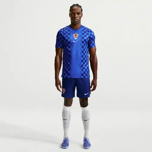 Kroatië 2026 Stadion Thuis Nike Dri-FIT replicavoetbalshorts voor heren - Blauw