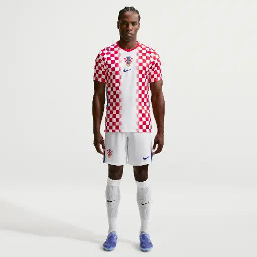 Kroatië 2026 Stadion Thuis Nike Dri-FIT replicavoetbalshorts voor heren - Wit