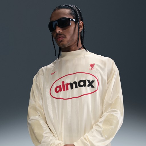 Liverpool FC Culture of Football Special Edition Nike Dri-FIT voetbaltop met lange mouwen voor heren - Wit
