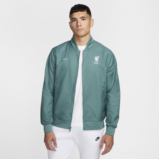 Liverpool FC Sport Essentials Nike ongevoerd voetbalbomberjack voor heren - Groen