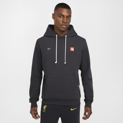 Liverpool FC Standard Issue Derde Nike Dri-FIT voetbalhoodie voor heren - Grijs