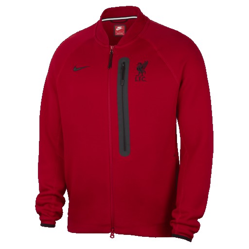 Liverpool FC Tech Fleece Nike voetbaljack voor heren - Rood