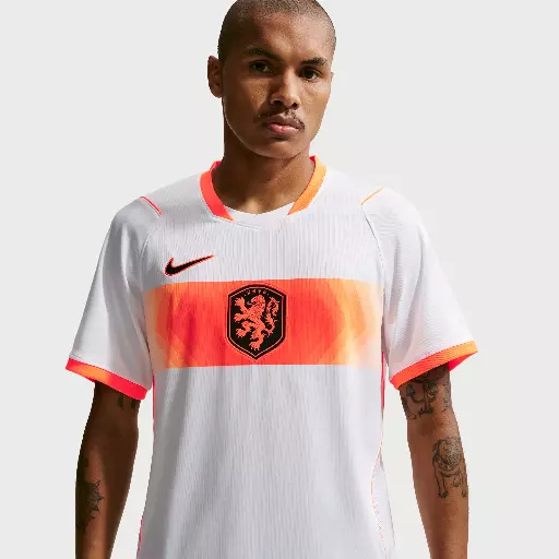 Nederland 2026 Stadium Uit Nike Dri-FIT replicavoetbalshirt voor heren - Wit