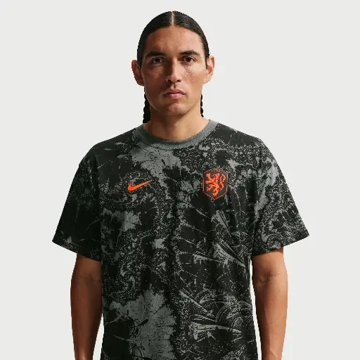 Nederland Nike voetbalshirt voor heren - Grijs