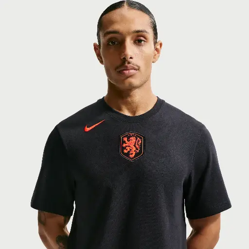 Nederland Primary Nike Dri-FIT voetbalshirt voor heren - Zwart