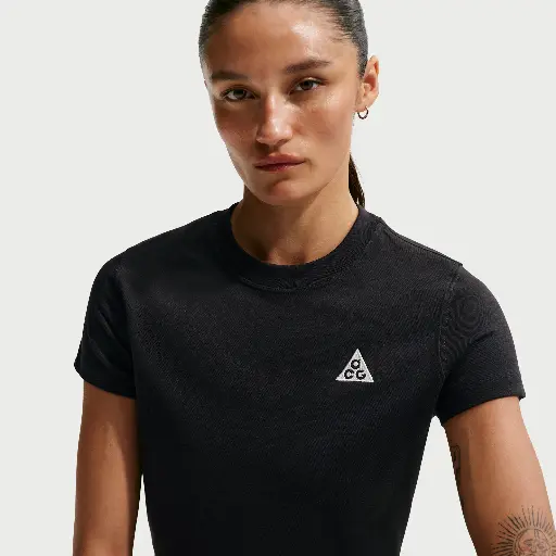 Nike ACG Dri-FIT top met korte mouwen voor dames - Zwart