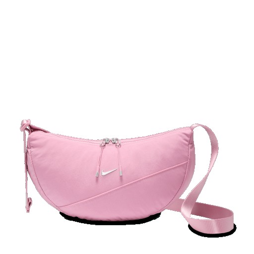 Nike Aura crescent crossbodytas (4 liter) - Roze