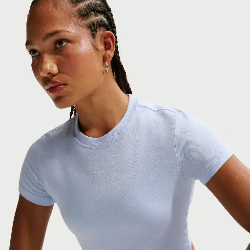 Nike Chill Knit kort T-shirt voor dames - Blauw