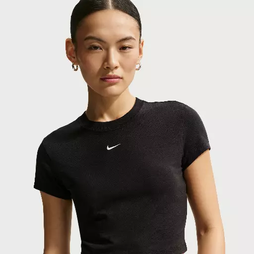 Nike Chill Knit kort T-shirt voor dames - Zwart