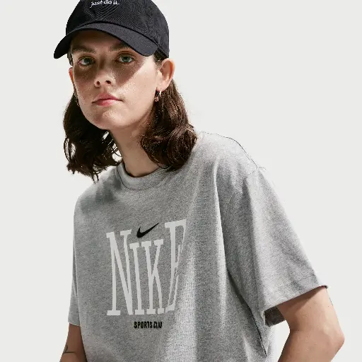 Nike Classic oversized T-shirt voor dames - Grijs