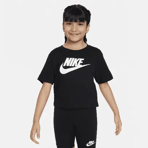 Nike Club Boxy Tee T-shirt voor kleuters - Zwart
