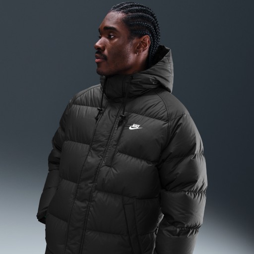 Nike Club Therma-FIT parka voor heren - Zwart