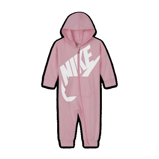Nike coverall met rits voor baby's (0-12 maanden) - Roze