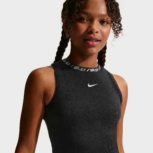 Nike Dri-FIT tanktop voor meisjes - Zwart