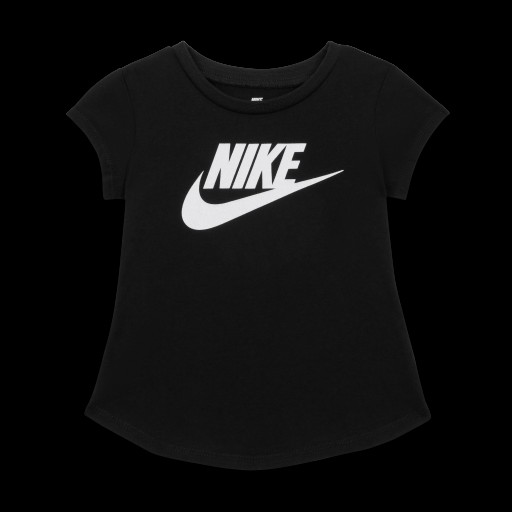 Nike Futura T-shirt voor baby's (12-24 maanden) - Zwart