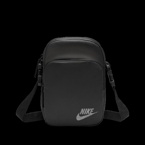 Nike Heritage crossbodytas (4 liter) - Zwart
