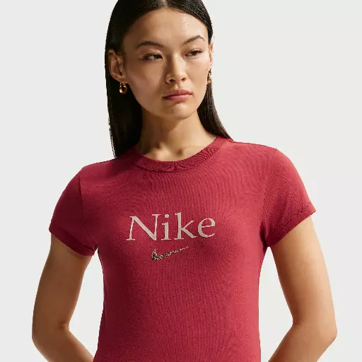 Nike Kort T-shirt voor dames - Rood