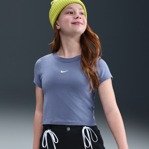 Nike kort T-shirt voor meisjes - Blauw