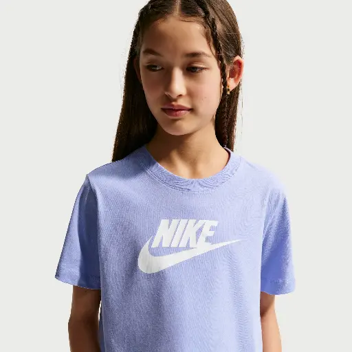 Nike kort T-shirt voor meisjes - Paars